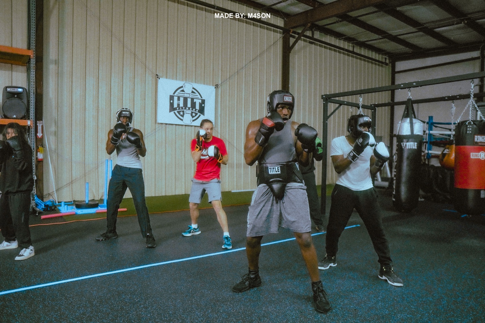 The HIT Fitness & Boxing gym floor in Marietta, GA