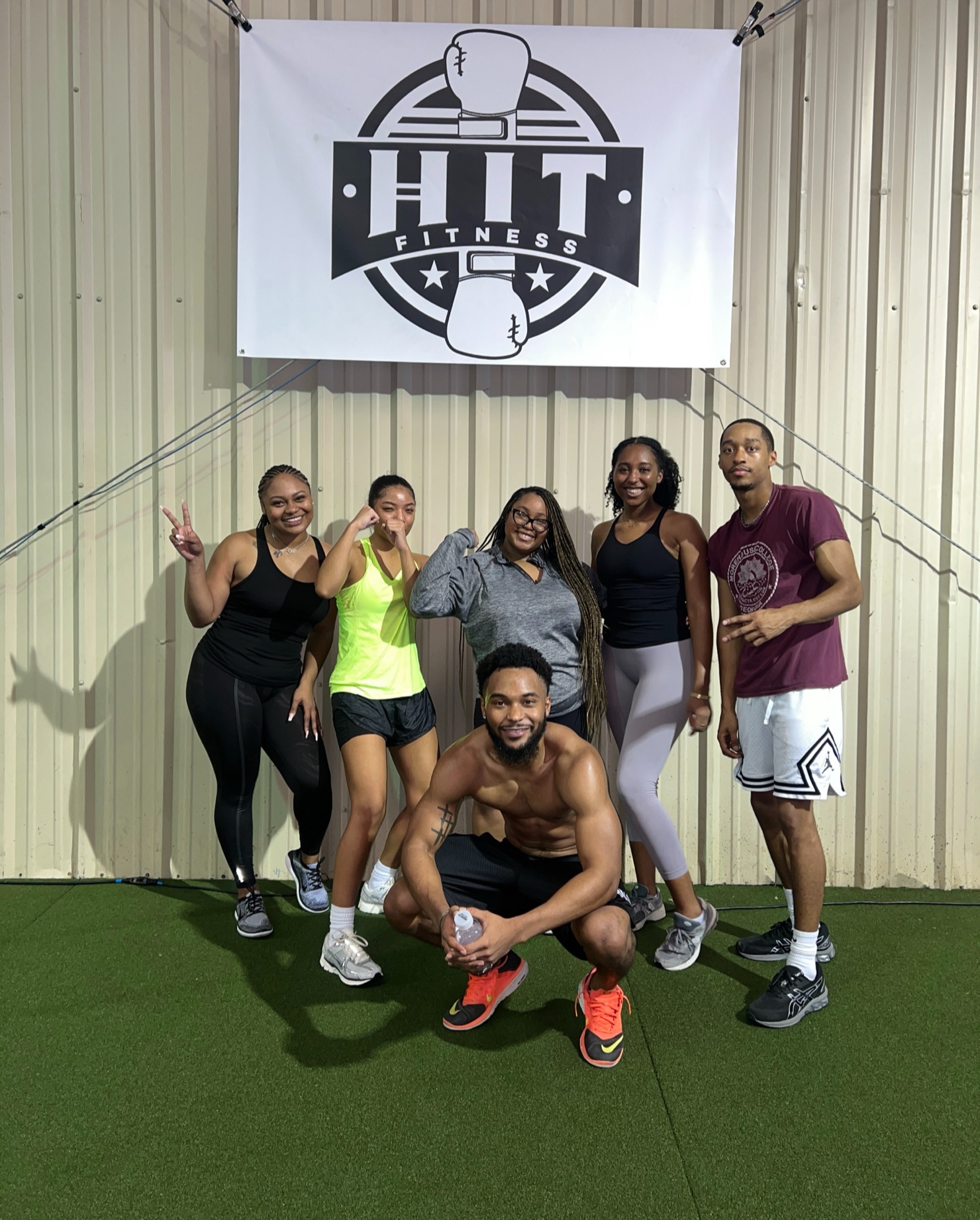 Sparring action at HIT Fitness & Boxing